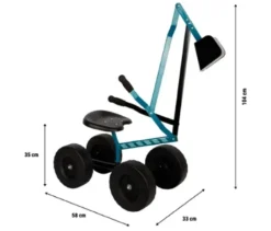 small foot Bagger mit Rädern