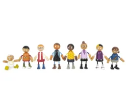 small foot Biegepuppen-Familie mit Baby