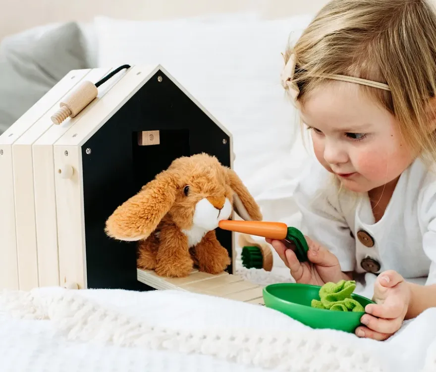 small foot Hasenstall mit Auslauf