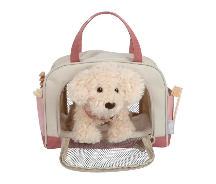 small foot Plüschhund mit Tasche und Pflege-Set