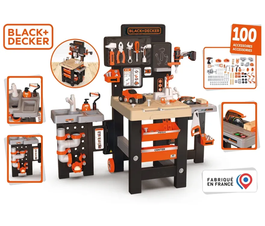 Smoby »Black+Decker« Werkbank Mega Center