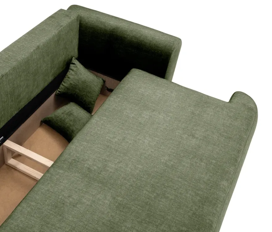 Sofa 2,5-Sitzer mit Auszugsbett »DreamAble«, dunkelgrün