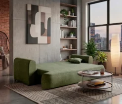Sofa 2,5-Sitzer mit Auszugsbett »DreamAble«, dunkelgrün