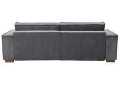 Sofa 2-Sitzer mit Auszugsbett links, Longchair rechts »Cumello«, anthrazit