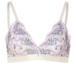 Soft-BH mit Stickerei, creme