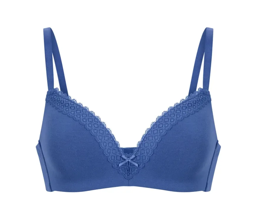 Softschalen-BH, blau