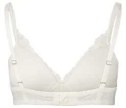 Softschalen-BH mit Spitze, creme