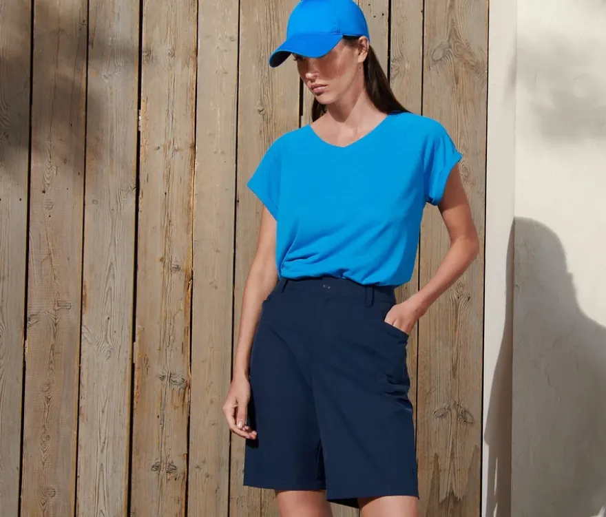 Softshell-Funktionsshorts, dunkelblau