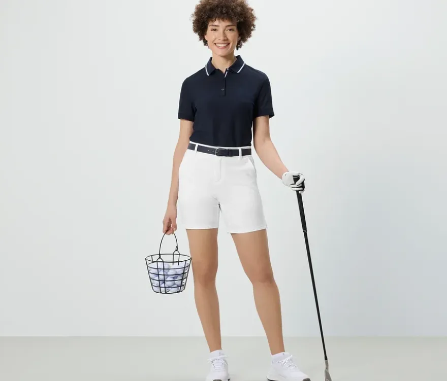Softshell-Funktionsshorts, weiß