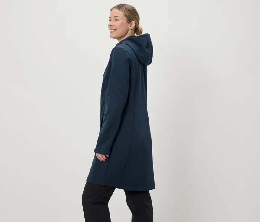 Softshellmantel, navy