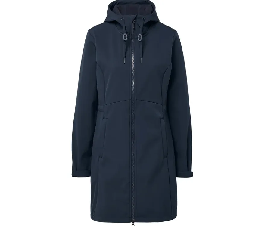 Softshellmantel, navy