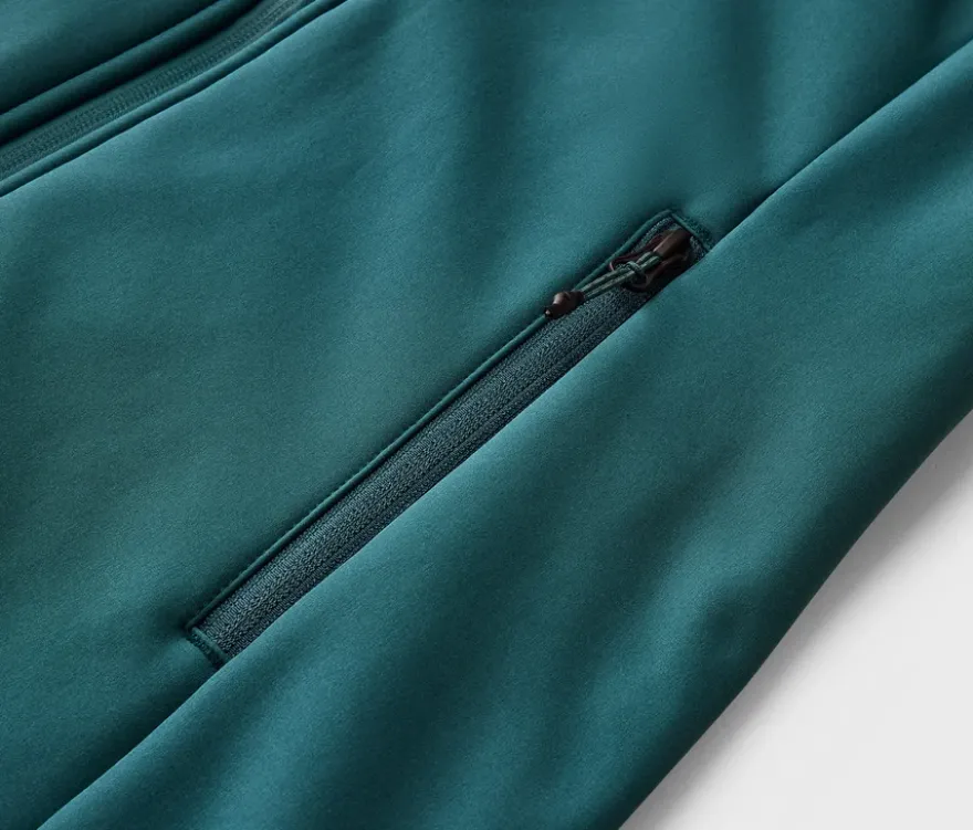 Softshellmantel, petrol