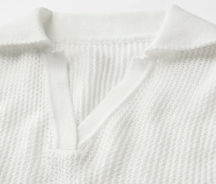 Sommerlicher Strickpullover