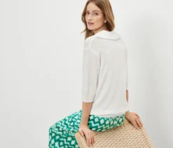 Sommerlicher Strickpullover