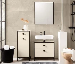 Spiegelschrank »Edda«, cremebeige