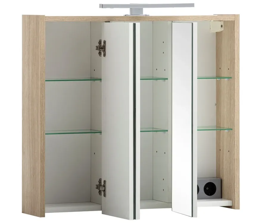 Spiegelschrank »Sonderby«, weißeiche