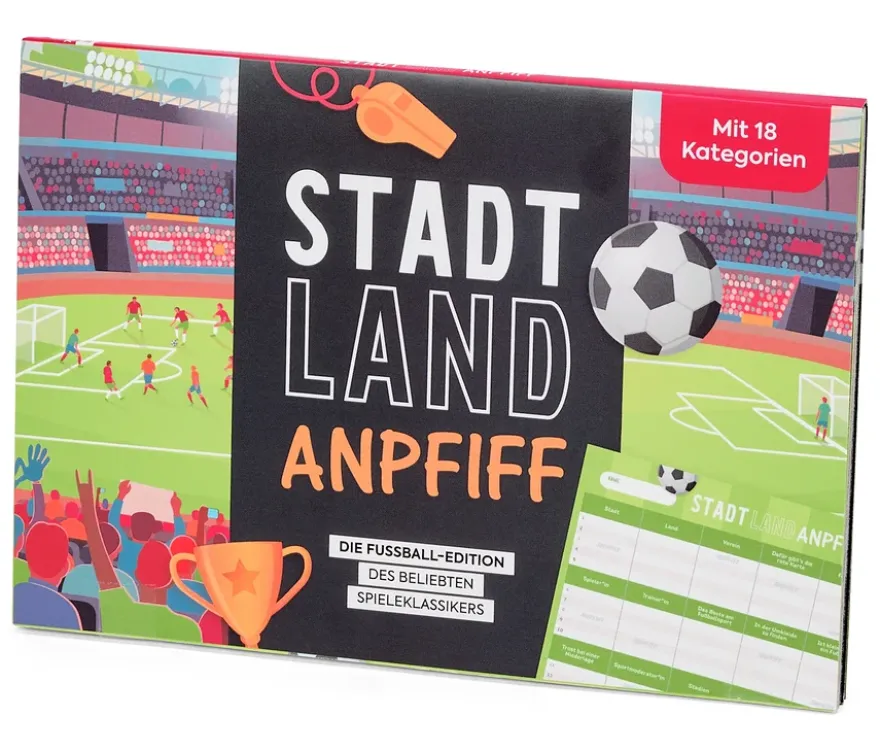 Spielblock »Stadt, Land, Anpfiff«