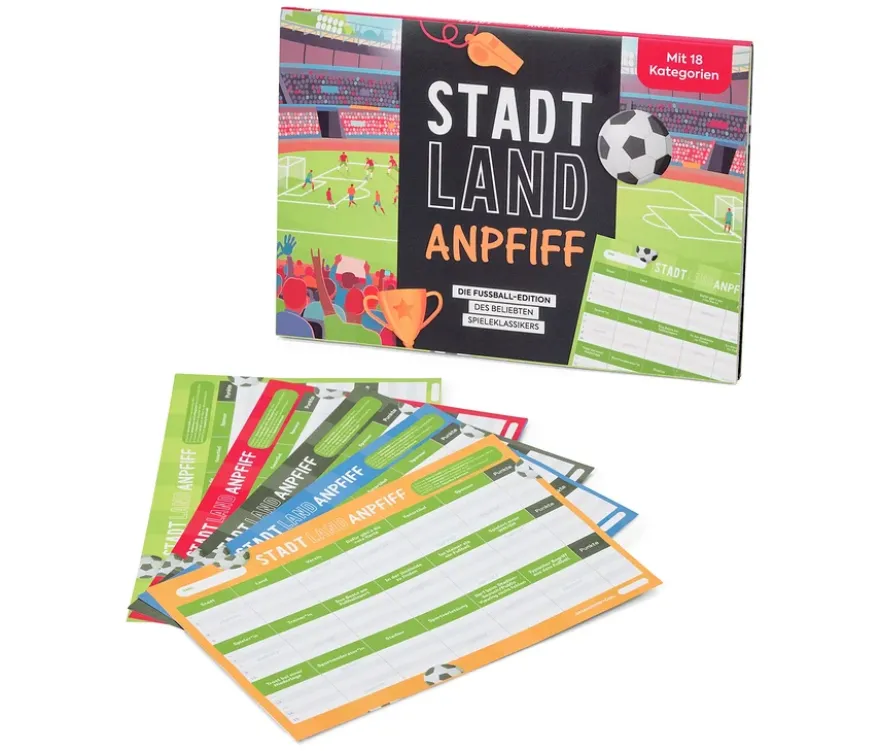 Spielblock »Stadt, Land, Anpfiff«