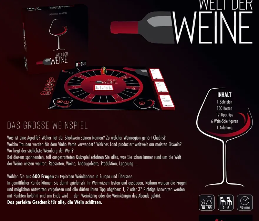 Spiel »Welt der Weine«