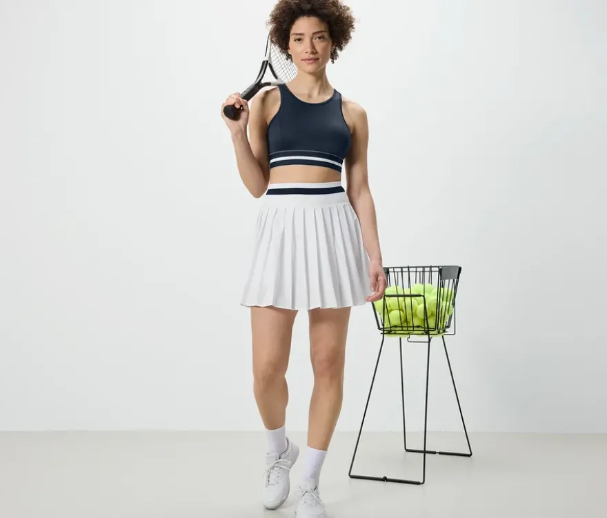 Sport-BH »Crop Top«, blau