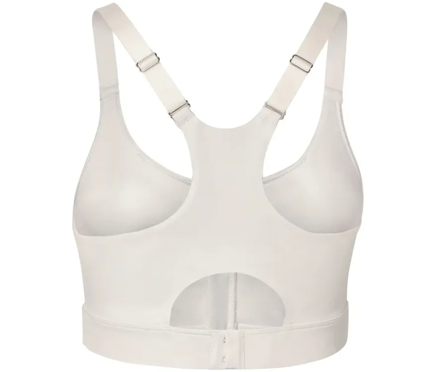 Sport-BH mit Frontreißverschluss, offwhite