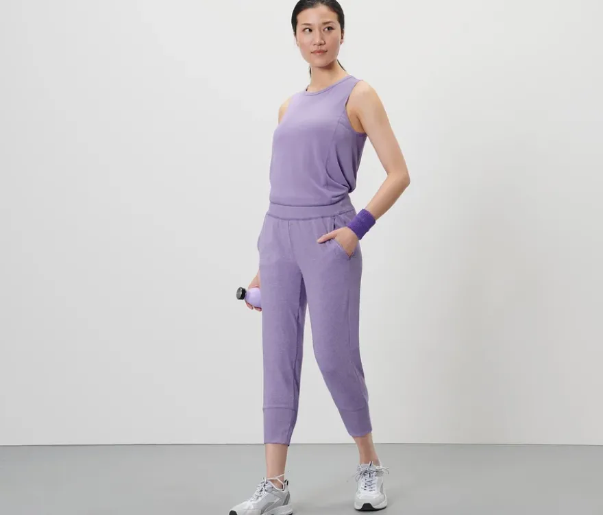 3/4-Sporthose, lila