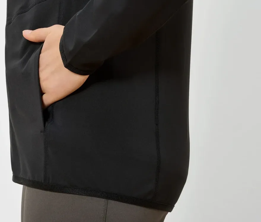 Sportjacke, schwarz