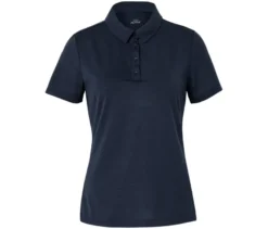 Sport-Poloshirt mit Merinowolle, navy