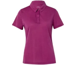 Sport-Poloshirt mit Merinowolle, pink