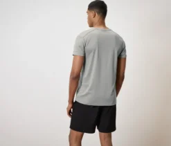 Sportshirt, hellgrau meliert