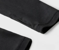 Sportshirt mit Half-Zip, schwarz
