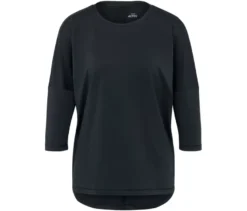 3/4-Sportshirt, schwarz