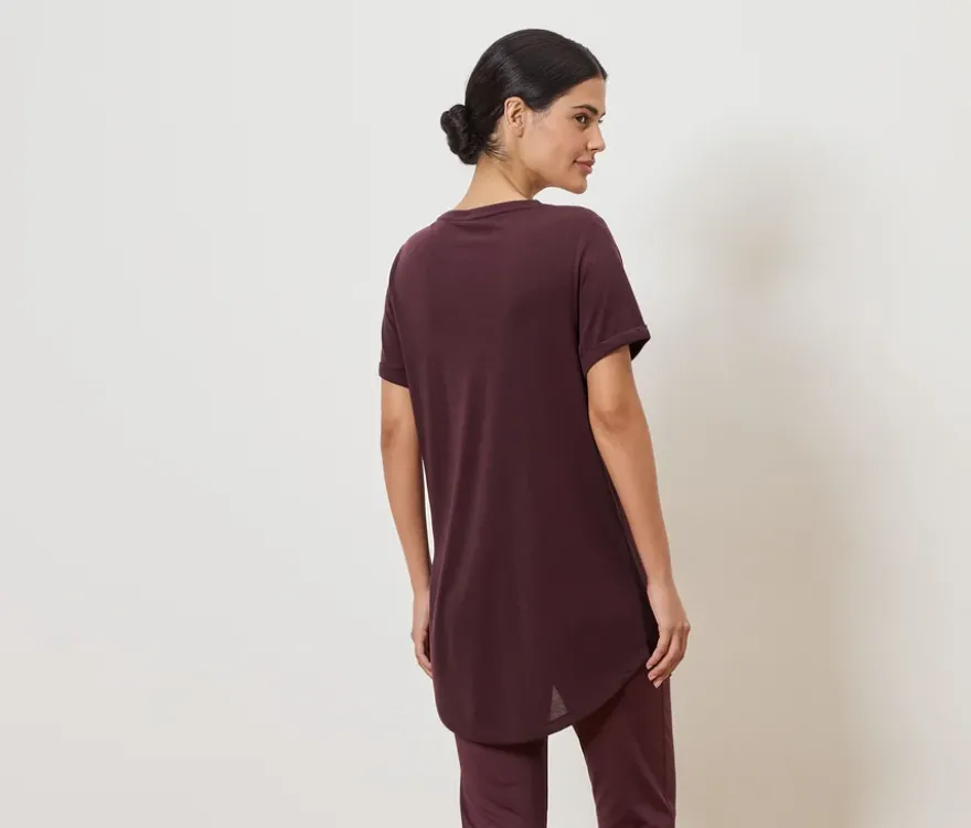Sportshirt, weinrot
