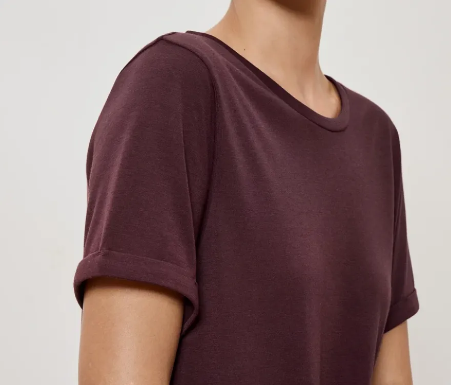 Sportshirt, weinrot