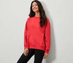 Sport-Sweatshirt, rot