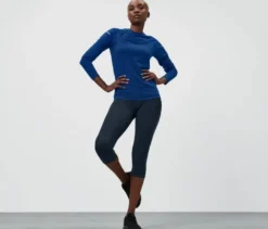 3/4-Sporttight, navy