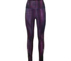 Sporttight, pflaume/lavendel