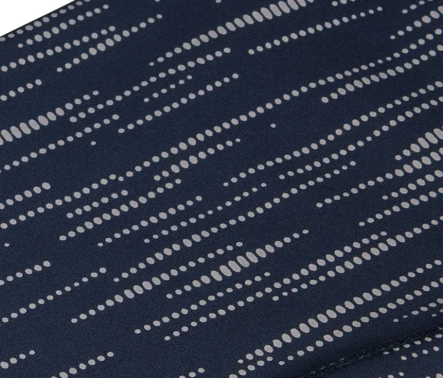 Sporttight, silberfarben reflektiv
