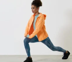 Sporttight, silberfarben reflektierend
