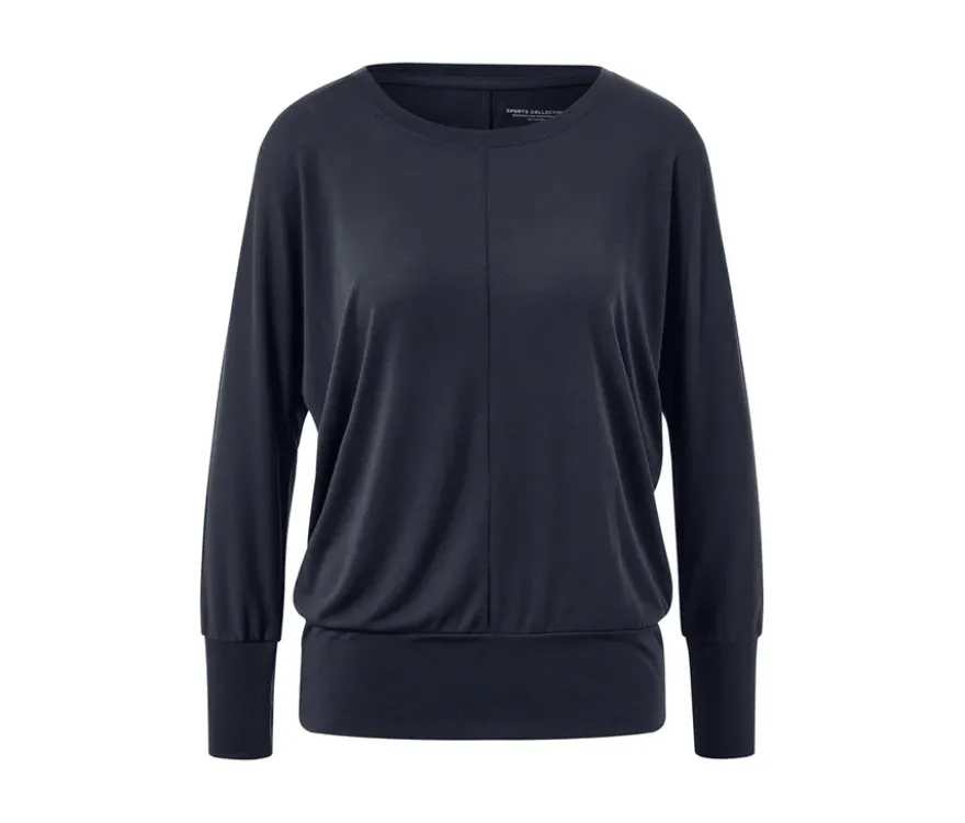 Sport-und-Yogashirt, navy