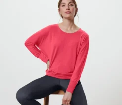 Sport-und-Yogashirt, pink