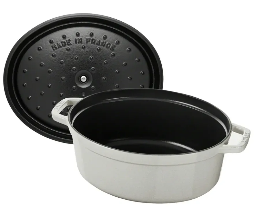 STAUB Bräter »Cocotte 33«, weiß, ca. 6,7 l