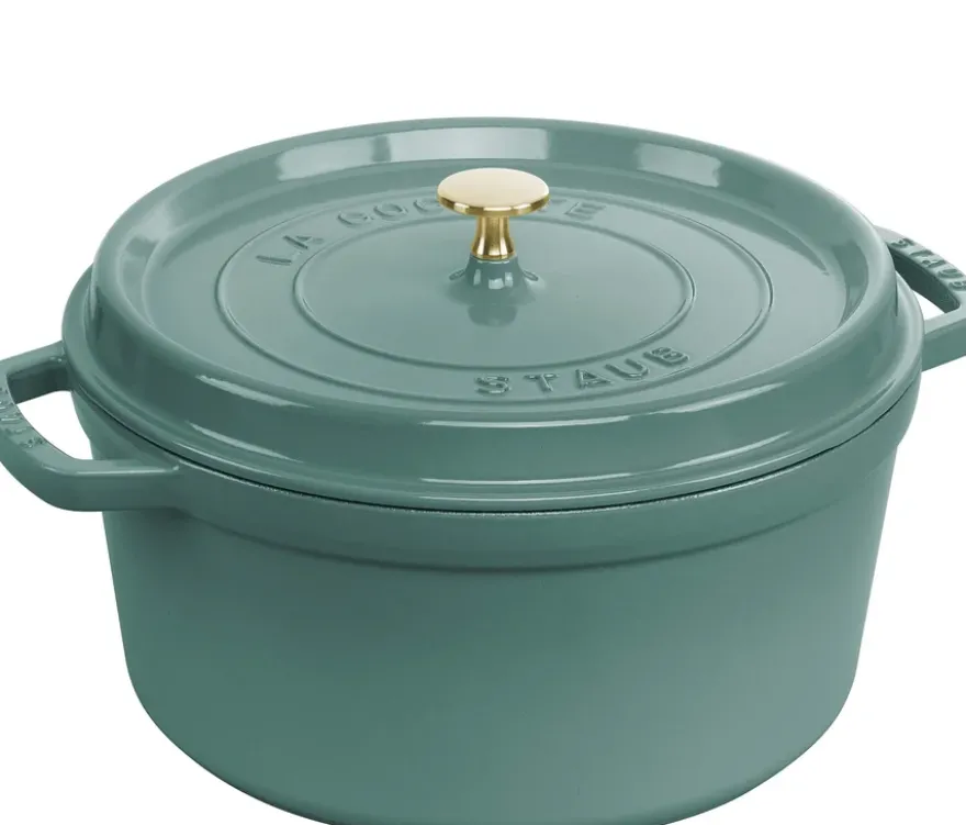 STAUB »Cocotte 28«, eukalyptusgrün, ca. 6,7 l