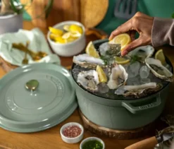 STAUB »Cocotte 28«, eukalyptusgrün, ca. 6,7 l