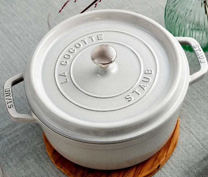 STAUB »Cocotte 26«, weiß, ca. 5,2 l