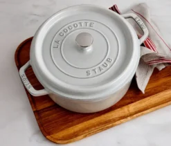 STAUB »Cocotte 24«, weiß, ca. 3,7 l