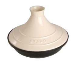 STAUB Gusseiesen-Tajine, creme, 28 cm