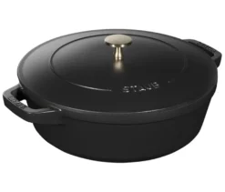 STAUB Gusseisen-Kochtopfset »Stackable«, schwarz