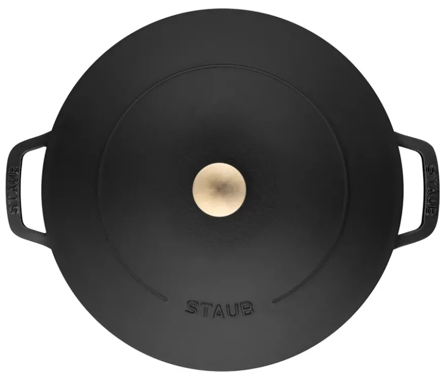 STAUB Gusseisen-Kochtopfset »Stackable«, schwarz