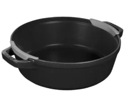 STAUB Gusseisen-Kochtopfset »Stackable«, schwarz